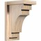 Ekena Millwork Mediterranean Smooth Corbel w/Backplate, Douglas Fir, 5 1/2"W x 8"D x 12"H COR06X08X12MED01SDF - alternate 1